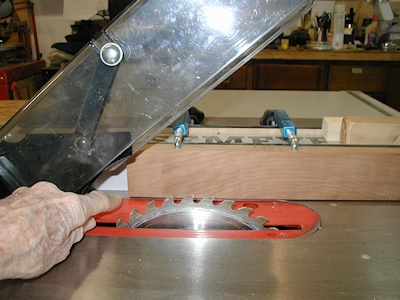 Table Saw Shortened Rip Fence